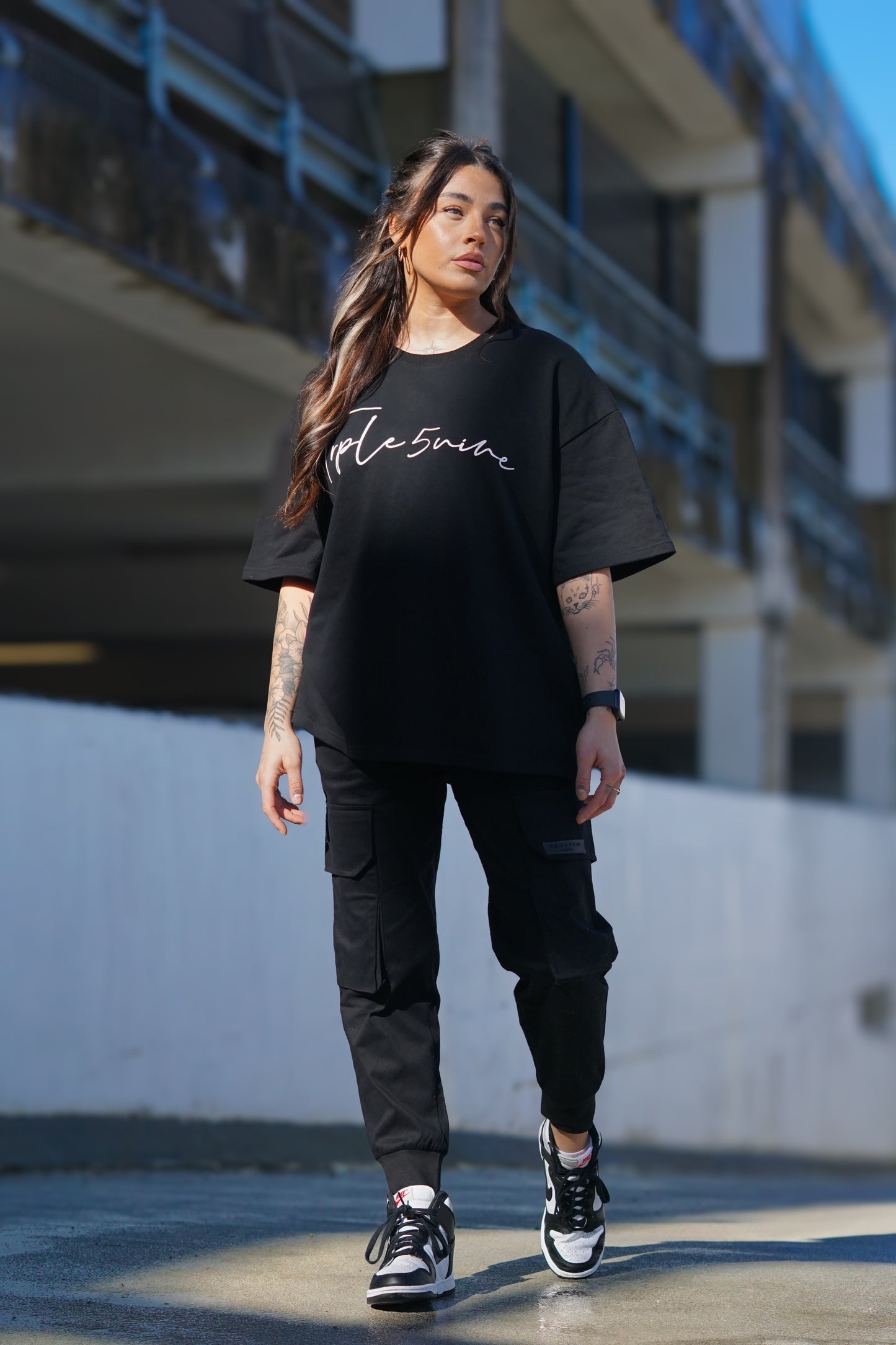 WOMENS STATEMENT BOX TEE XL